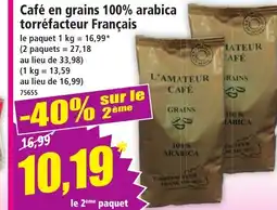 Norma Café en grains 100% arabica torréfacteur Français offre