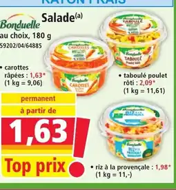 Norma BONDUELLE Salade offre