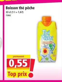 Norma Boisson thé pêche offre