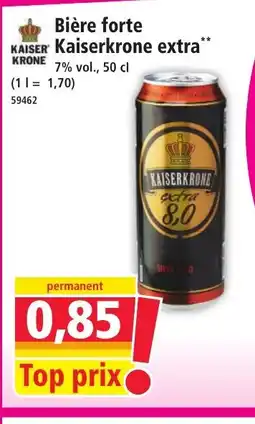 Norma KAISERKRONE KRONE Bière forte offre