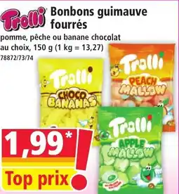 Norma TROLLI Bonbons guimauve fourrés offre