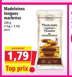 Norma Madeleines longues marbrées offre