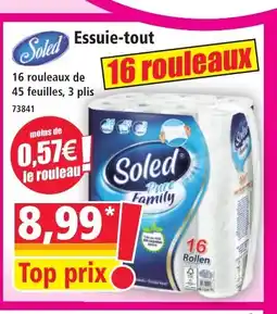 Norma SOLED Essuie-tout offre