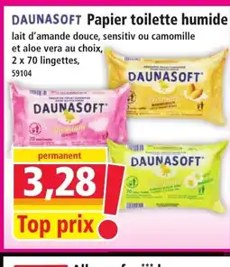 Norma DAUNASOFT Papier toilette humide offre