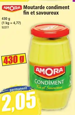 Norma AMORA Moutarde condiment fin et savoureux offre