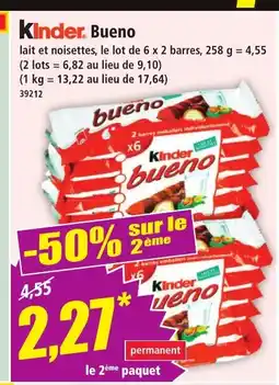 Norma KINDER Bueno offre