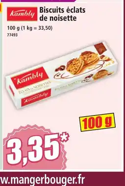 Norma KAMBLY Biscuits éclats de noisette offre