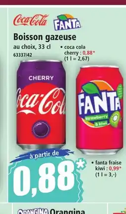 Norma COCA, FANTA Boisson gazeuse offre