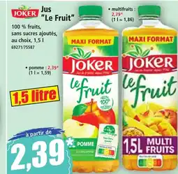 Norma JOKER Jus Le Fruit offre