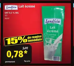 Norma LANDFEIN Lait écrémé offre
