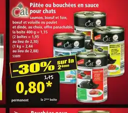 Norma CAT Pâtée ou bouchées en sauce pour chats offre