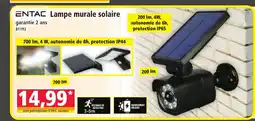 Norma ENTAC Lampe murale solaire offre