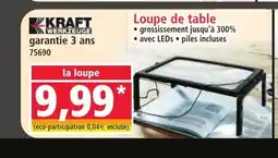 Norma KRAFT Loupe de table offre