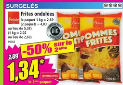 Norma Frites ondulées offre
