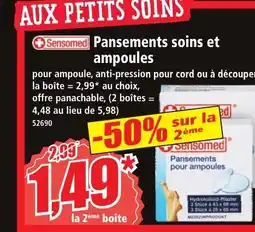 Norma SENSOMED Pansements soins et ampoules offre