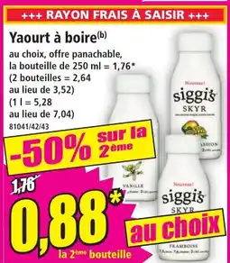 Norma Yaourt à boire offre