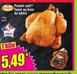 Norma RONSARD Poulet cuit fumé au bois de hêtre offre