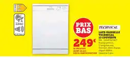 Super U TECHNICAL Lave-vaisselle technical 13 couverts offre