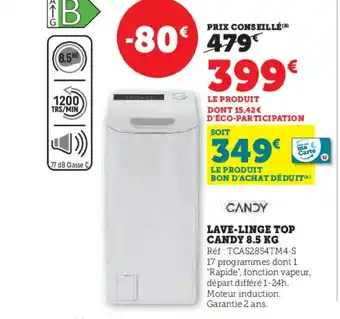 CANDY Lave-linge top