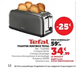 Hyper U TEFAL Toaster equinox offre