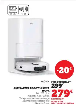 Hyper U MOVA Aspirateur robot laveur offre