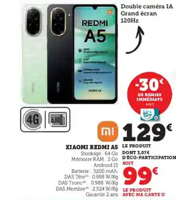 Hyper U XIAOMI REDMI AS offre