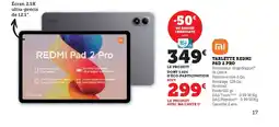 Hyper U Tablette redmi pad 2 pro offre