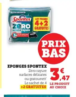 Super U SPONTEX Eponges offre