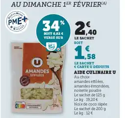 Super U U Aide culinaire offre