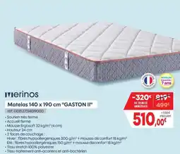 Pro&Cie MERINOS Matelas offre