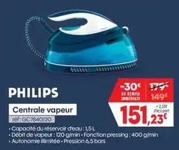 Pro&Cie PHILIPS Centrale vapeur offre