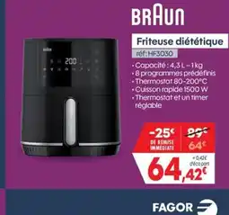 Pro&Cie BRAUN Friteuse diététique offre