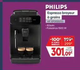 Pro&Cie PHILIPS Espresso broyeur à grains offre