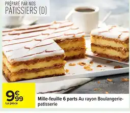 Carrefour Mille-feuille 6 parts offre