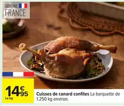 Carrefour Cuisses de canard confites offre