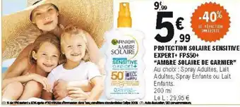 E.Leclerc Protection solaire sensitive expert offre