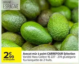 Carrefour CARREFOUR Avocat mûr à point offre