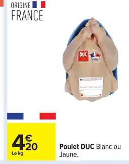 Carrefour DUC Poulet offre