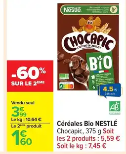 Carrefour NESTLÉ Céréales Bio offre
