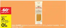 Carrefour RUMMO Pâtes offre