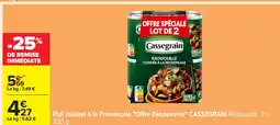 Carrefour CASSEGRAIN Plat cuisiné à la Provençale Offre Découverte offre