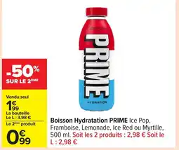 Carrefour PRIME Boisson Hydratation offre