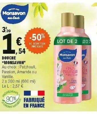 E.Leclerc Douche monsavon offre