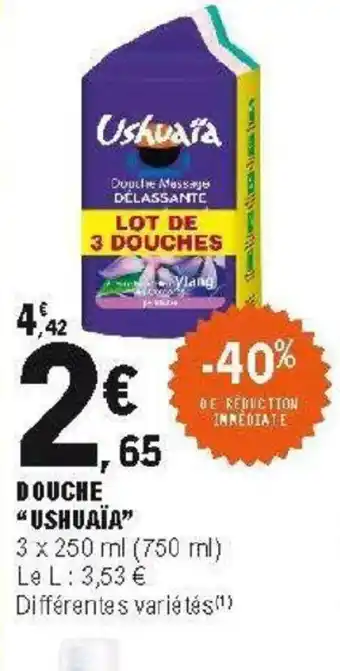 E.Leclerc Douche Ushuaïa offre