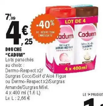 E.Leclerc Douche cadum offre