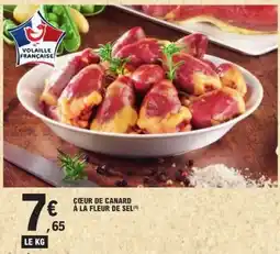 E.Leclerc Cœur de canard à la fleur de sel offre