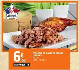 E.Leclerc ÉFFILOCHÉ DE VIANDE DE CANARD CONFITE offre