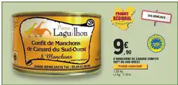 E.Leclerc 8 MANCHONS DE CANARD CONFITS IGP DU SUD-OUEST offre