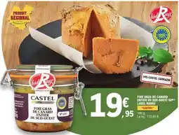 E.Leclerc Foie Gras de Canard Entier du Sud-Ouest IGP Label Rouge Castel offre