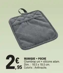 E.Leclerc MANIQUE + POCHE offre